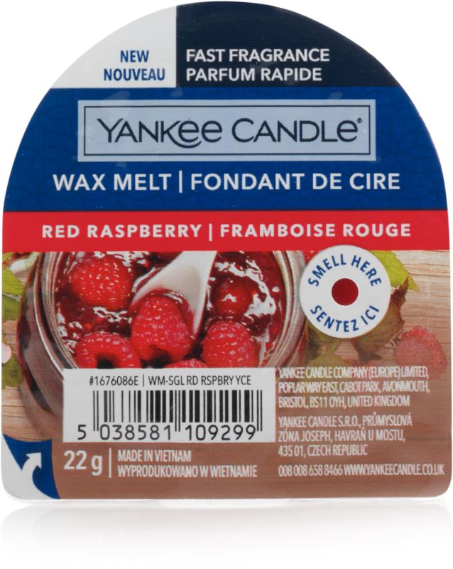 Framboise rouge - Fondant de cire Yankee Candle